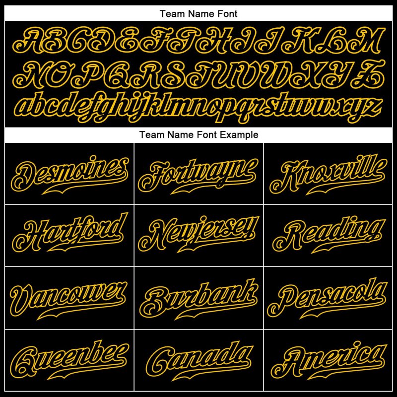 Men's Custom Black Gold Pinstripe Black-Gold Authentic Baseball Jersey