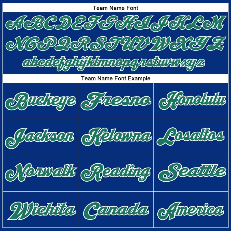 Men's Custom Royal Kelly Green-White Mesh Authentic Football Jersey