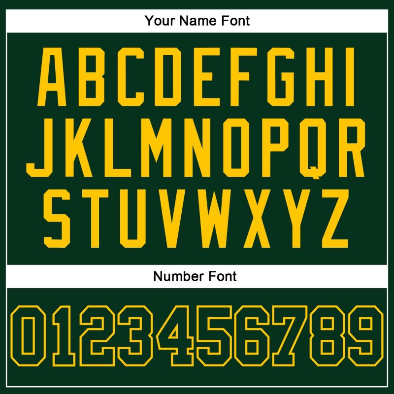 Men's Custom Green Green-Gold Authentic Baseball Jersey